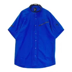 サイズ：2XL OAKLEY オークリー 401921JP 半袖シャツ スカル刺繍  ブルー系 [240101531197] ゴルフウェア メンズ ストスト