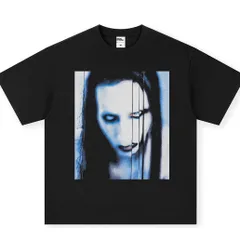 古着 90s Marilyn Manson Rock Is Dead Tee L Black マリリン