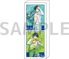 【新品】アクリルスタンド・アクリルパネル [新品] 糸師凛＆潔世一(デザインD) 水着ver.(描き下ろしイラスト) コレクションボトル 「ブルーロック」