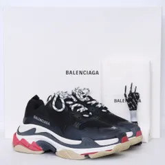 BALENCIAGA Triple S 39 ブラック　８月末まで値下げ Balenciaga Men's Cargo Oversized Sneaker in Black Balenciaga