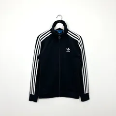 ★adidas★ アディダス トラックジャケット EUROPA TT ジャージ トレフォイルロゴ ホワイトライン 3ストライプ ブラック