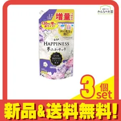 レノアハピネス 夢ふわタッチ リラックスナイト ホワイトムスク 500mL (詰め替え用) 3個セット まとめ売り
