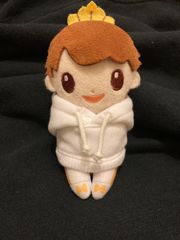 ちょっこりさん ハンドメイドパーカー 紐つき白