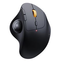 【数量限定】Windows/Mac/iOS/Android対応(ブラック) 進む/戻るボタン搭載 5段階DPI調節可能 大容量バッテリー内蔵 Type-C充電式 【2024新登場】 親指 静音 トラックボール マウス 無線 3台同時接続 Bluetooth/2