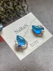 594≫小粒ピアス【drop】