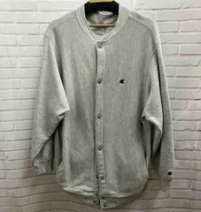 champion / チャンピオン / カーディガン / Lサイズ / グレー / Champion REVERSE WEAVE 90s / スナップカーディガン / アメリカ製 / 古着