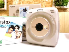 【2168.2169】★新品未使用★ フジフィルム チェキ instax SQUARE SQ20 インスタックススクエア用フィルム30枚付き ベージュ チェキ チェキカメラ