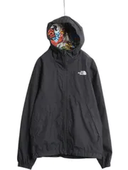 【お得なクーポン配布中!】 ノースフェイス DRYVENT マウンテンパーカー ジャケット メンズ M 古着 The North Face ナイロン マンパ ジャンパー 黒 総柄 ライナー付き