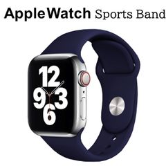 アップルウォッチ バンド ベルト Apple Watch ミッドナイトブルー