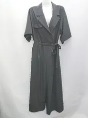 ◇ w closet ダブルクローゼット 半袖 オールインワン サイズF ブラック レディース P  【1407100001125】のサムネイル
