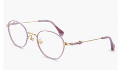 VIVIENNE WESTWOOD ヴィヴィアンウエストウッド 40-0004 メガネ サイズ47□20-135 テンプルオーブマーク ライトパープル ケース付 ※度入りのサムネイル