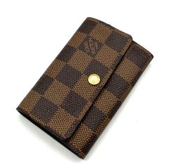 【鑑定済み】正規品 ルイヴィトン LOUIS VUITTON ダミエ LV ミュルティクレ6 N62630 キーケース