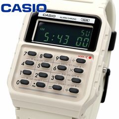 CASIO 腕時計 カシオ 時計 ウォッチ チープカシオ チプカシ カリキュレーター 電卓付 CA-53WB-8B バイオマスプラスチックバンド ユニセックス アイボリー 海外モデル [並行輸入品]