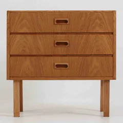 木製 整理箪笥 チェスト 北欧調 インテリア デンマーク調 家具 ヴィンテージ デンマーク ヴィンテージ チェスト 棚 3段 チーク材 収納 北欧家具