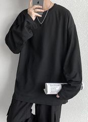 メンズ 長袖 tシャツ 秋服 カットソー ティーシャツ 服 メンズ ファッション 大きい_サイズ 無地 軽い 柔らかい シルエット おしゃれ ファ