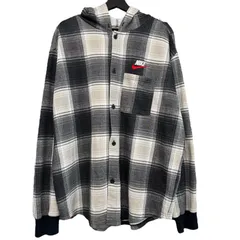 【SUPREME】× NIKE PLAID HOODED SWEATSHIRT シュプリーム ナイキ チェック シャツ ジャケット 総柄のサムネイル