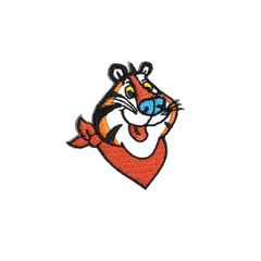 미니 헝겊 Tony the Tiger 미니 토니 더 타이거 (4.5x4.3cm) [MW162] 수예 패치워크 미식가 아메리칸 잡화