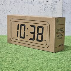 C7980【未使用品】無印良品 デジタル時計・中 (アラーム機能付) ホワイト MJ‐DCSW1  C7980