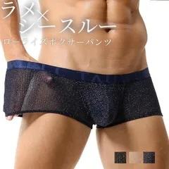 ボクサーパンツ メンズ ローライズ シースルー メッシュ 下着 インナー ショーツ ボクサー メンズパンツ メンズ下着 メンズインナー