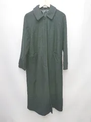 ◇ select MOCA セレクト モカ ウール混 フロントボタン 長袖 ロング コート サイズF ブラック レディース P  【1404040016240】