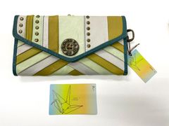 asterisk アスタリスク 長財布 マルチカラー グリーン系