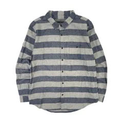 BILLABONG ビラボン ボーダー 長袖シャツ XL/ブルー グレー  y