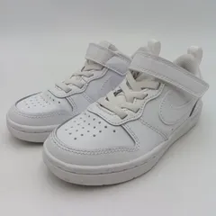 NIKE ナイキ COURT BOROUGH コートバーロウ スニーカー  キッズ チャイルド 16.5cm ホワイト 白 E-14-7