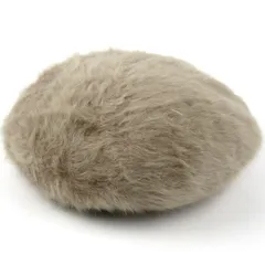 グローブ ベレー帽 フェイクファー ウール混 ブランド 帽子 レディース ベージュ grove 【中古】