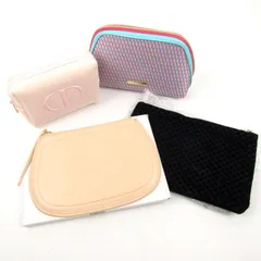 グッチ クロエ ディオール ブルガリ ポーチ 4点セット 未使用 メイクポーチ ブランド ノベルティ まとめて レディース