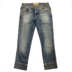 galliano Rip it ワイド クロップド デニム 26 イタリア製 galliano Rip it ワイド クロップド デニム 26 イタリア製
