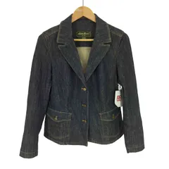 エディーバウアー Eddie Bauer 緑タグ 3B デニム テーラード ジャケット レディース US：6 のサムネイル