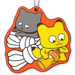 【中古】雑貨 金田こん＆わるめのねこ コースターにもなるラバーチャーム 「一番くじ にしむらゆうじ～ぼくたち今日は鍋パーティー♪～」 コースターにもなるラバーチャーム賞