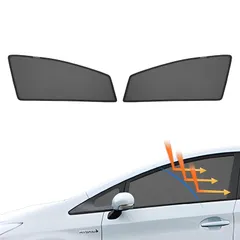 Cartist トヨタ プリウス 30系 メッシュカーテン Prius 2009.5～2016年 サンシェード カーシェード 換気 UVカット マグネット式 簡単着脱 遮光 断熱 インテリア 日よけ 車種専用 アクセサリー カスタム 2枚 1