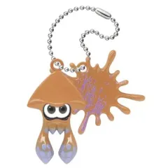 【中古】キーホルダー イカ(オレンジ) 「スプラトゥーン3 イカタコマスコット」