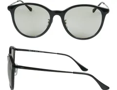 【極美品】レイバン　RB 4334D ブラック/シルバー　　　　ケースセット レイバン公式ストア】 Ray-Ban® RB4334D サングラス | ブラック