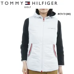 トミーヒルフィガー ゴルフ レディース 中綿 キルトベスト TOMMY HILFIGER GOLF THLA581 2025年秋冬モデル ホワイト(00)