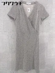 ◇ PAUL & JOE ポール&ジョー カシュクール 半袖 膝下丈 ワンピース サイズ38 グレー系 レディース  【1002802023323】のサムネイル