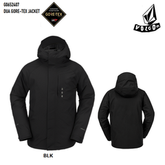 【新品未使用】VOLCOM DUA GORE-TEX　JACKET 23－24 /ボルコム　デュアゴア　ジャケット (COLOR:BLK / SIZE:L )　GORE-TEX 2LAYER /　2024　VOLCOM JAPAN正規品 G0652407