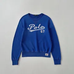 現行　ラルフローレン　スウェット　ポロビッグロゴ　ブルー　Polo Ralph Lauren R2227