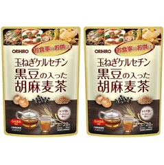 オリヒロ 玉ねぎケルセチン黒豆の入った胡麻麦茶 3g×28袋入り 2パック　GABA配合 ノンカフェイン