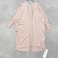 【新品同様】SOEJU　ソージュ　ロングカーディガン　ニット　シルク　カシミヤ　ドルマン　a00343