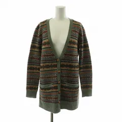 ポロ ラルフローレン POLO RALPH LAUREN カーディガン ニット 長袖 総柄 XS マルチカラー 02000114413 /NQ ■BM