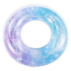 【新品】 浮き輪 浮輪 うきわ 大人用 子供用 Ninonly フロート O型 水遊び用 キラキラ 夏休み 空気入れ スイミング 直径120cm（星空柄） 1
