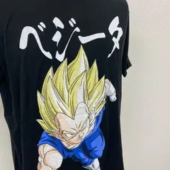 Ｔシャツ　古着　アニメ　ドラゴンボール　ベジータ　オールド　ヴィンテージ　ブラック　Ｍ