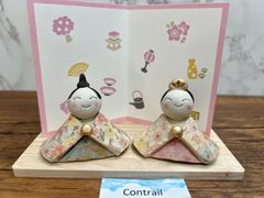 桃の彩・おひなさま お雛様 ひな祭り Hinamatsuri Doll's Festival Pottery