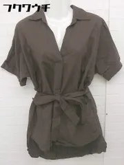 ◇ ◎ LOUNIE ルーニィ 五分袖 膝丈 ワンピース サイズ36 ブラウン レディース 【中古】 【1105180002581】のサムネイル