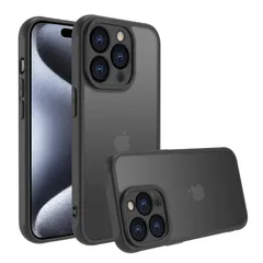 【特売】iPhone 15 Pro ケース iphone ケース iPhone 15 Pro ケース スマホカバー 耐衝撃 指紋防止 滑り止め マット半透明 黄ばみなし レンズ保護 米軍MIL規格アイフォン15 Pro 用カバー インチ PinLiSheng