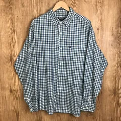 90s ポロジーンズ ラルフローレン チェック柄  長袖シャツ サイズ メンズ L 90年代 古着 s24082637