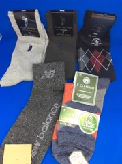 メンズ靴下 POLO、NB まとめ売り5点セット  f2