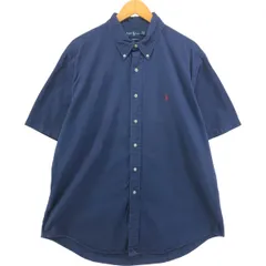 古着 ラルフローレン Ralph Lauren CLASSIC FIT 半袖 ボタンダウンシャツ メンズXL相当/eaa552741